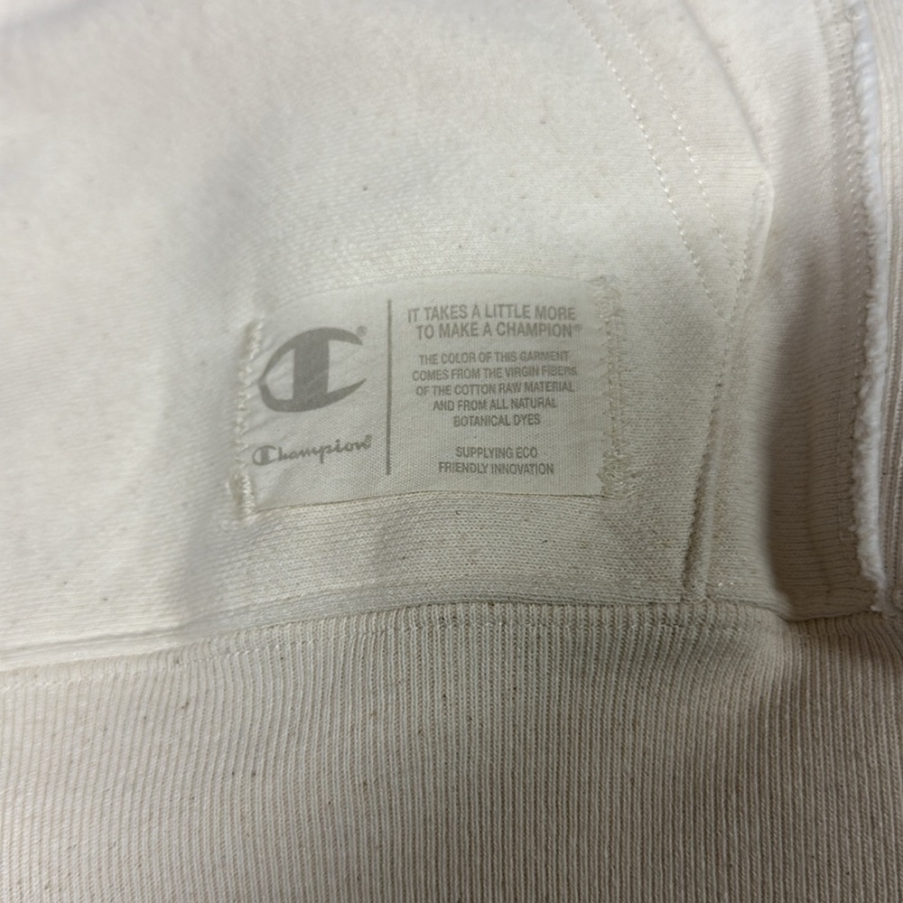 Champion reverse weave hoodie - cream - Picture 2 of 4